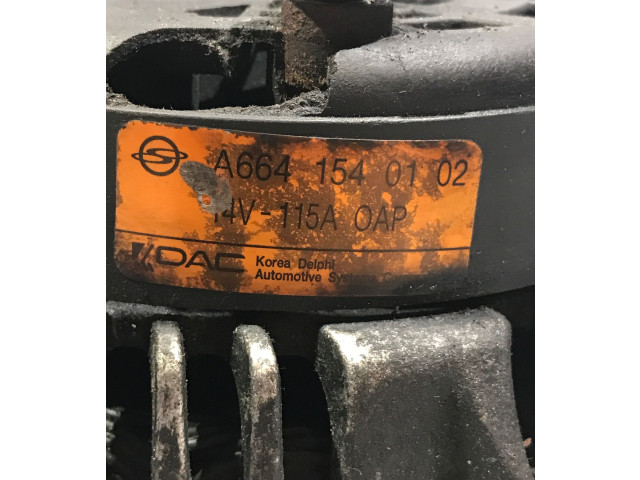 Генератор A6641540102 SsangYong Actyon