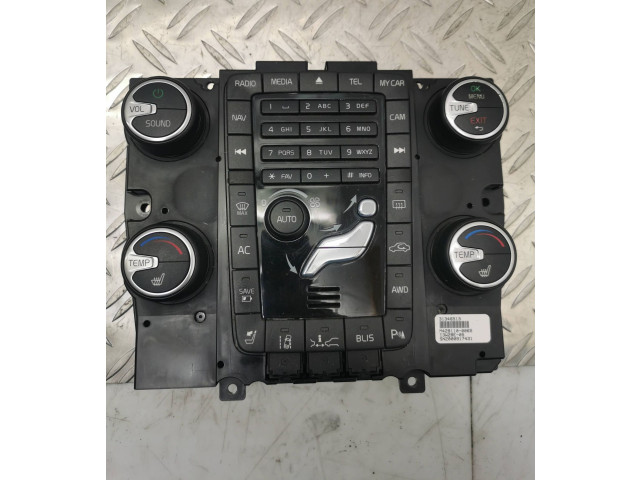 Блок управления климат-контролем 31346513, 13W28E05   Volvo V60