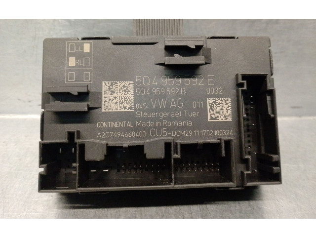 Блок комфорта 5Q4959592E, A2C7494660400 Skoda Superb B8 (3V)