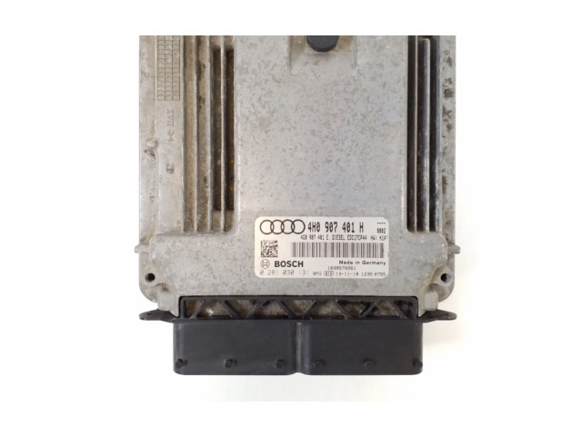 Блок управления двигателя 4H0907401H   Audi A8 S8 D4 4H