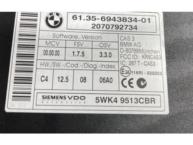 Řídící jednotka 7807529, 0281013537 BMW 1 E81 E87 2008