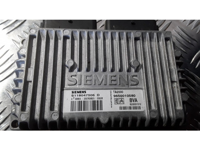 Блок управления коробкой передач S118047506D, 9650010580   Citroen C8