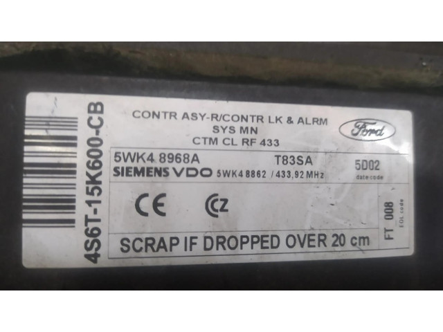 Řídící jednotka 5WK48968A, MODULOELECTRONICO Ford Fiesta