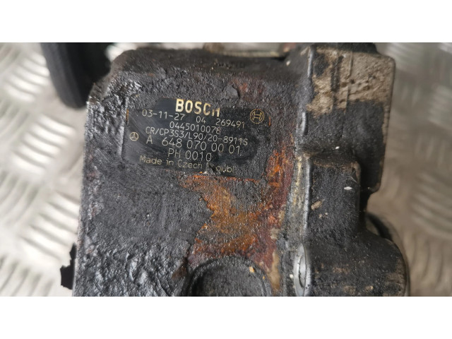 Vstřikovací čerpadlo 0445010078, A6480700001 Mercedes-Benz E W211 pro naftový motor 2.2