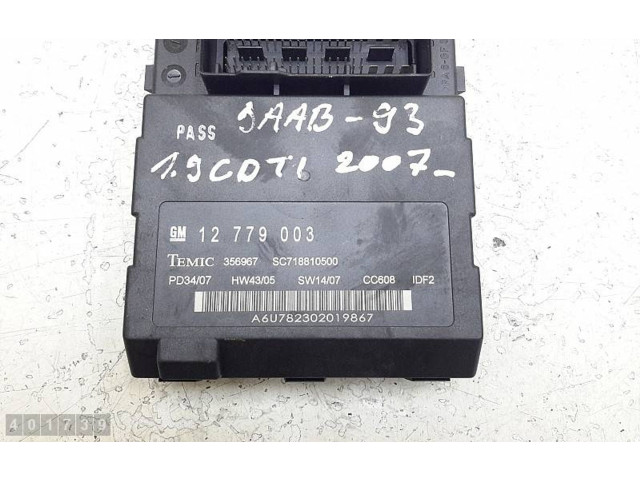 Блок комфорта 12779003, 356967   Saab 9-3 Ver2   