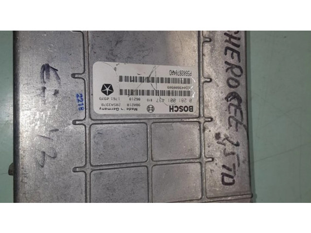 Блок управления двигателя 0281001437, P56028704AD Jeep Grand Cherokee