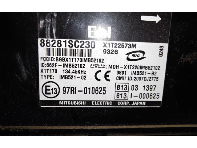 Блок комфорта 88281SC230, X1T22573M Subaru Forester SH