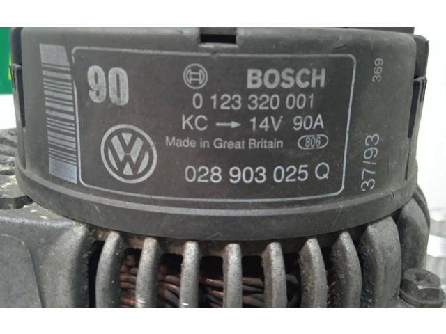 Генератор 0123320001 Volkswagen Golf III