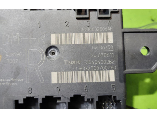 Řídící jednotka P04602806AH Chrysler Grand Voyager V 2008