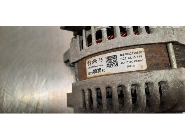 Генератор 9820893880 Citroen C3 Aircross