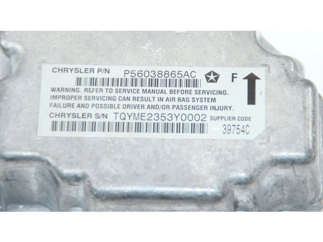 Блок подушек безопасности P56038865AC, P56038865AC Jeep Cherokee III KJ