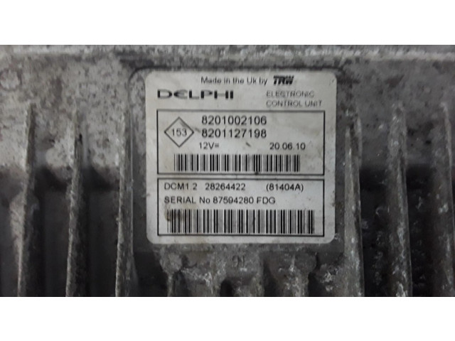 Блок управления двигателя 8201002106, 8201127198   Dacia Logan VAN