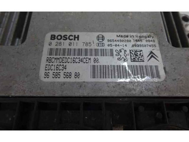 Блок управления двигателя 9658556880   Citroen C2