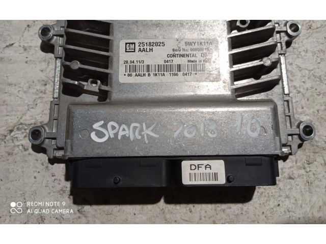 Блок управления двигателя 25182025, 25182025   Chevrolet Spark