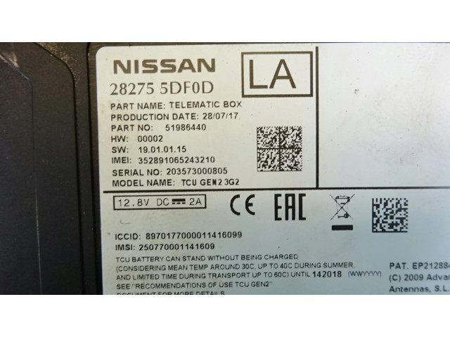 Блок управления 282755DF0D Infiniti QX30