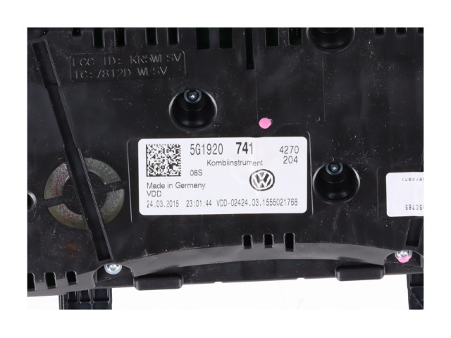 Панель приборов 5G1920741 Volkswagen Golf VII