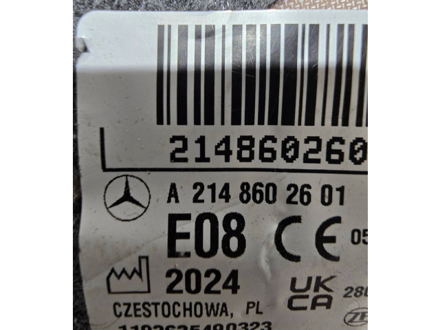 Подушка безопасности в сиденье 214860260, A2148602601   Mercedes-Benz E W214