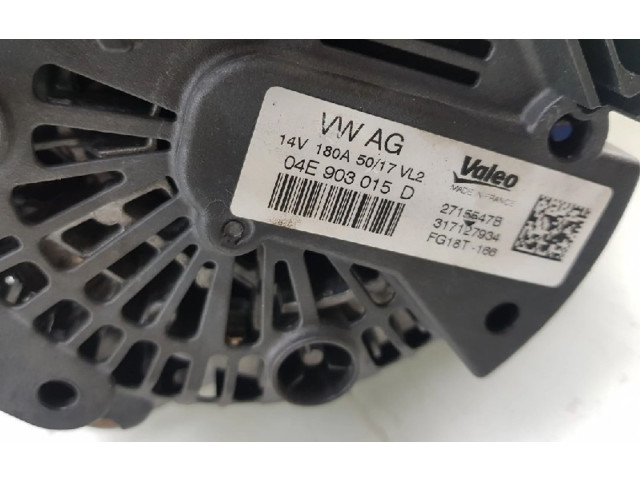 Генератор 04E903015D, 04E903015D   Skoda Superb B8 (3V)      