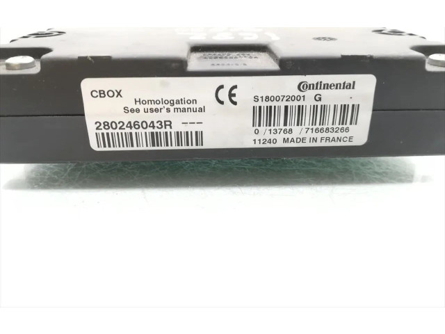 Блок управления навигации (GPS) 280246043R, S180072001G Renault Scenic III - Grand scenic III