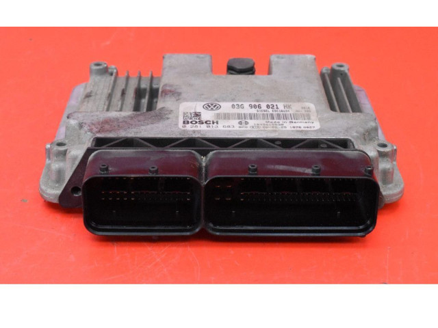 Блок управления двигателем Блок управления 03G906021HK, 03G906021HK   Volkswagen Cross Touran I