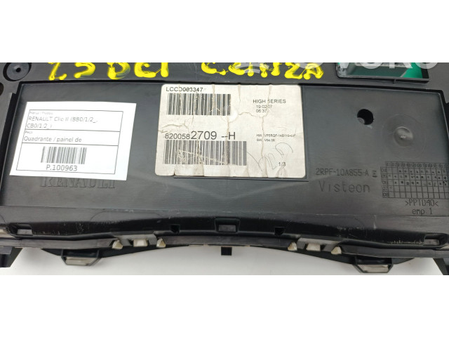 Панель приборов 8200582709   Renault Clio III       