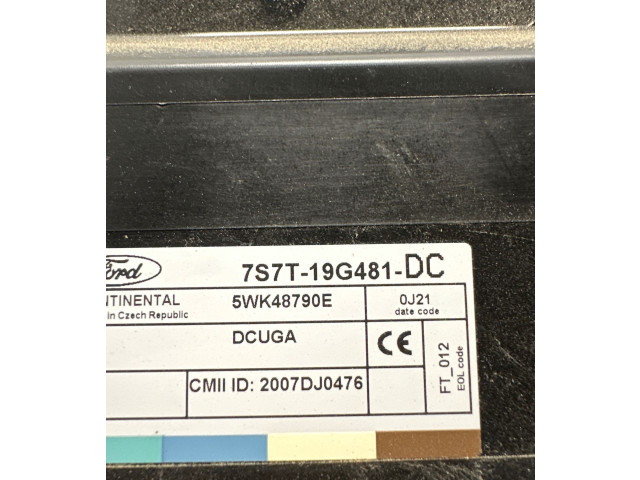 Блок комфорта 7S7T19G481DC, 2007DJ0476 Ford Galaxy