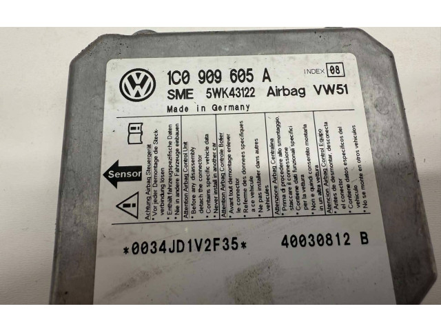 Блок подушек безопасности 1C0909605A, 5WK43122 Volkswagen Transporter - Caravelle T5