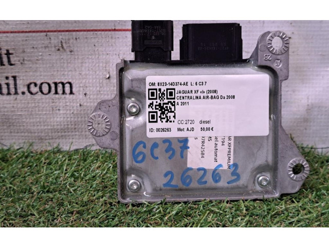 Блок подушек безопасности 8X23-14D374-AE, 8X23-14D374-AE Jaguar XF X250