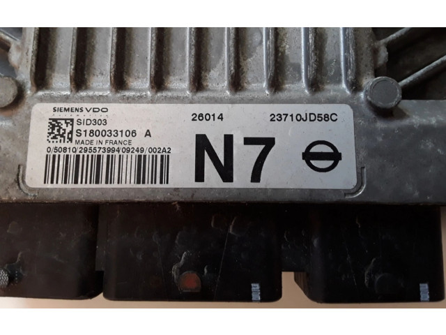 Řídící jednotka 23710JD58C Nissan Qashqai+2 2010