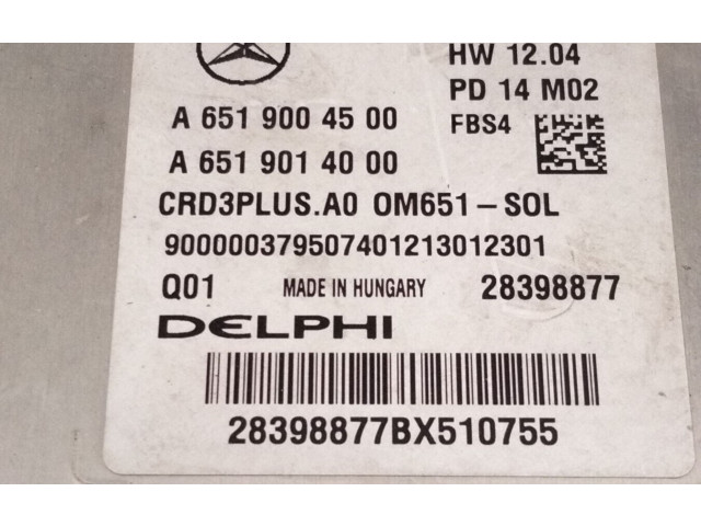 Řídící jednotka A6519004500 Mercedes-Benz C W204 2014