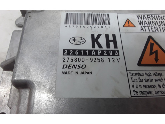 Блок управления двигателя 22611AP203, 2758009258 Subaru Forester SH