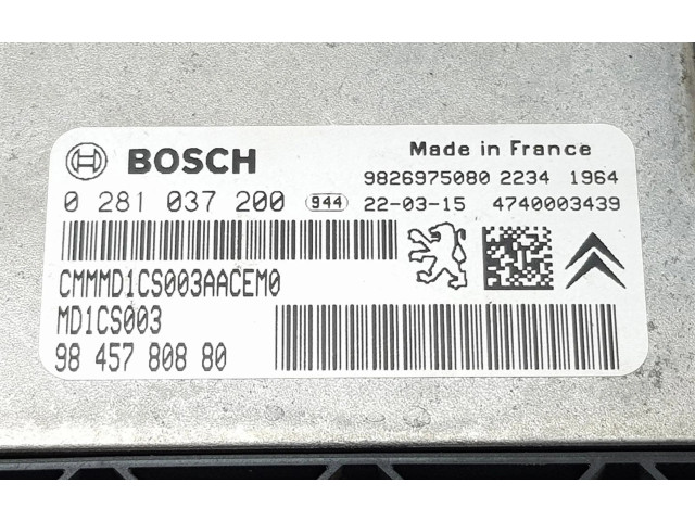 Řídící jednotka 9845780880, 9845780880 Peugeot Expert 2022