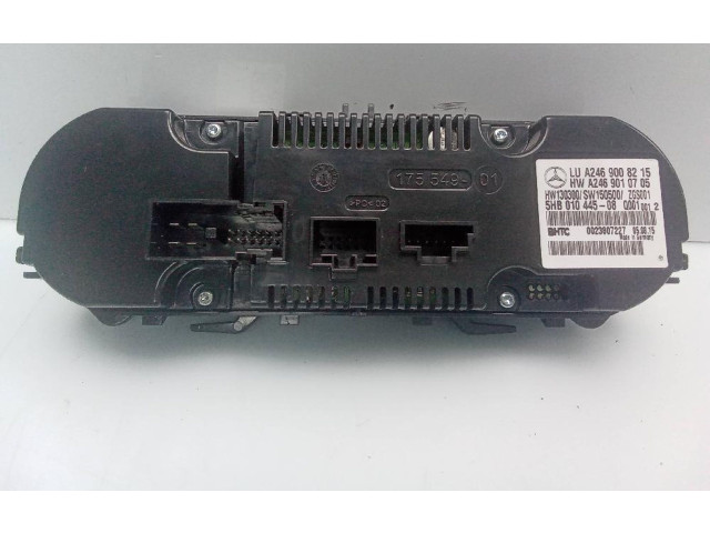 Блок управления климат-контролем A2469008215   Mercedes-Benz GLA W156