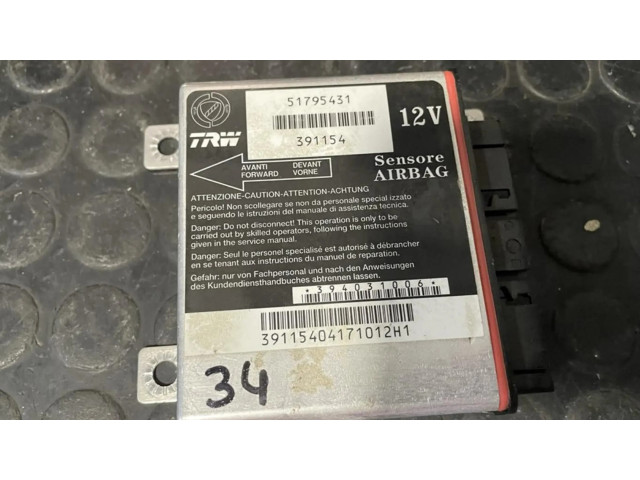 Блок подушек безопасности 51795431, CENTRALITAAIRBAG   Fiat Punto (199)