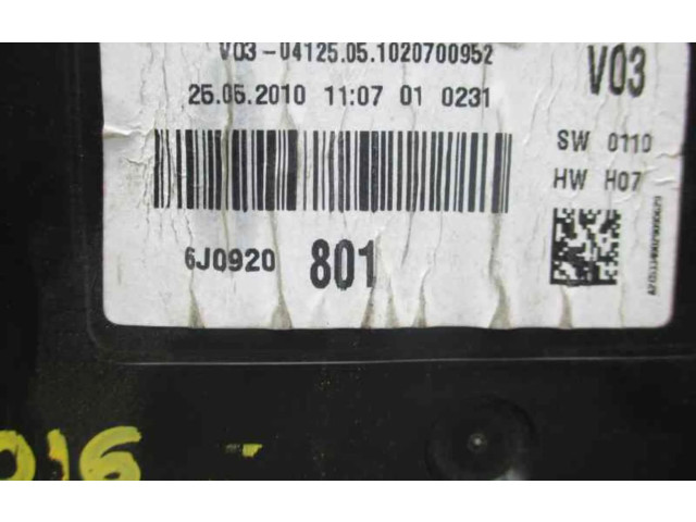 Přístrojová deska Seat Ibiza IV (6J,6P) 2010 6J0920801