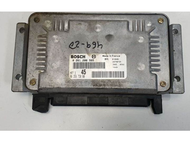 Блок управления двигателя 0261206245, 9637839680   Peugeot 306