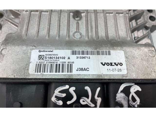 Блок управления двигателем Блок управления 31336712, S180134102A   Volvo V70