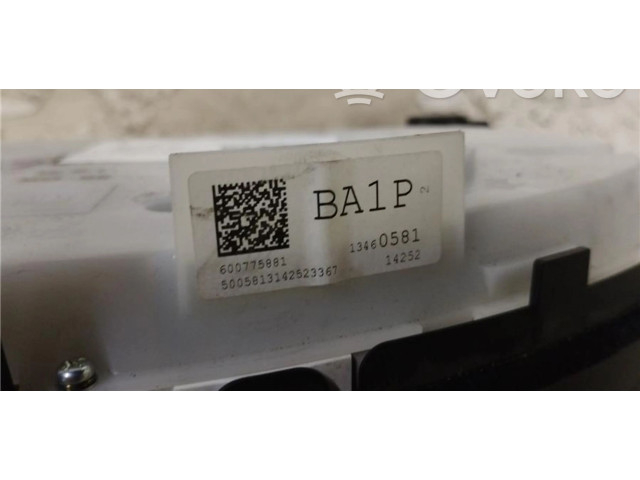 Přístrojová deska Opel Zafira C 2016 13460581, 0090059