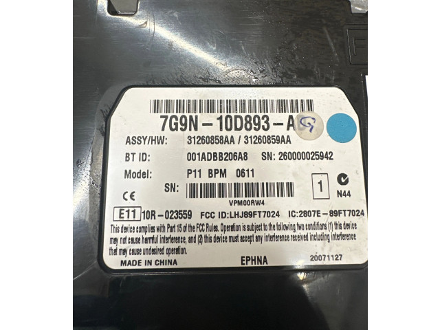 Модуль «Bluetooth» 7G9N10D893A, 31260859AA   Volvo V70