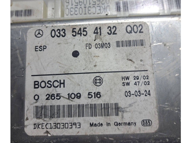 Блок управления АБС 0335454132, 0265109516   Mercedes-Benz E W211