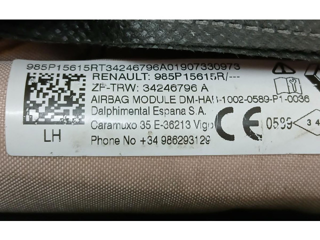 Боковая подушка безопасности 985P15615R, 34246796A   Dacia Duster II