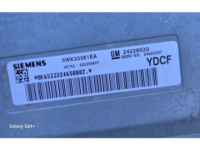 Блок управления коробкой передач 24226533, 5WK33581EA   Cadillac CTS