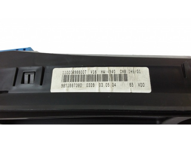 Přístrojová deska Citroen Xsara Picasso 2005 9651667380, 965166380