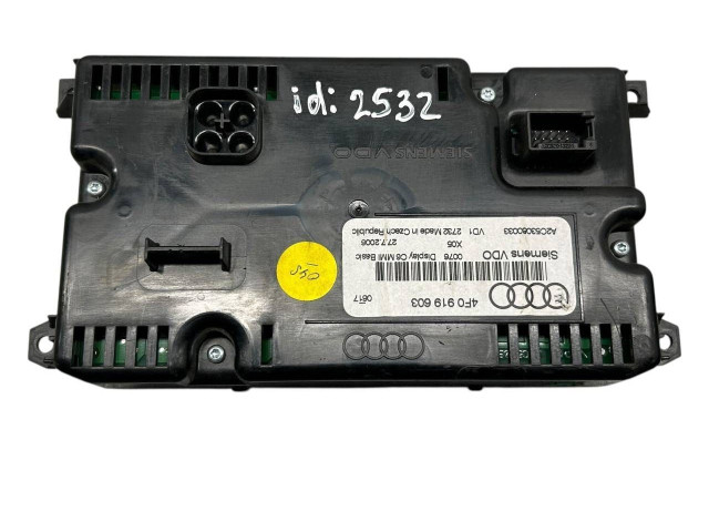 Дисплей    4F0919603, A2C53080033   Audi A6 S6 C6 4F