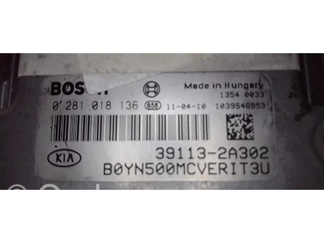 Блок управления двигателя 391112A302 KIA Venga