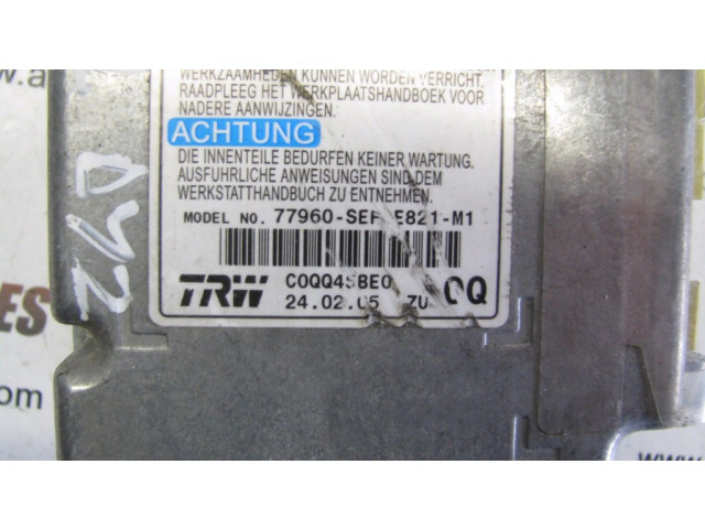 Блок подушек безопасности 77960SEFE821M1 Honda Accord
