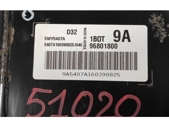 Блок управления двигателя 96801800, 5WY5407A   Chevrolet Matiz