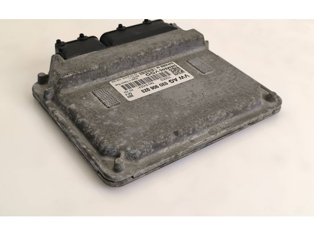 Блок управления двигателя 03D906023, 5WP4080604   Skoda Fabia Mk2 (5J)