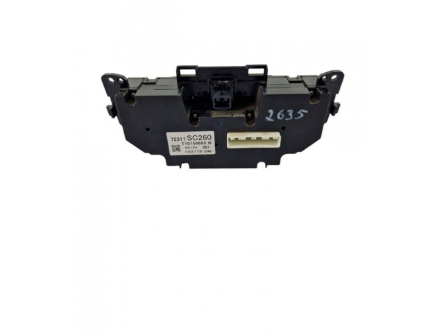 Блок управления климат-контролем t1015968x, 72311SC260   Subaru Forester SH