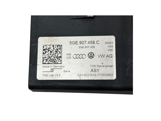 Блок управления 5GE907458C, 5GE907458 Volkswagen e-Golf